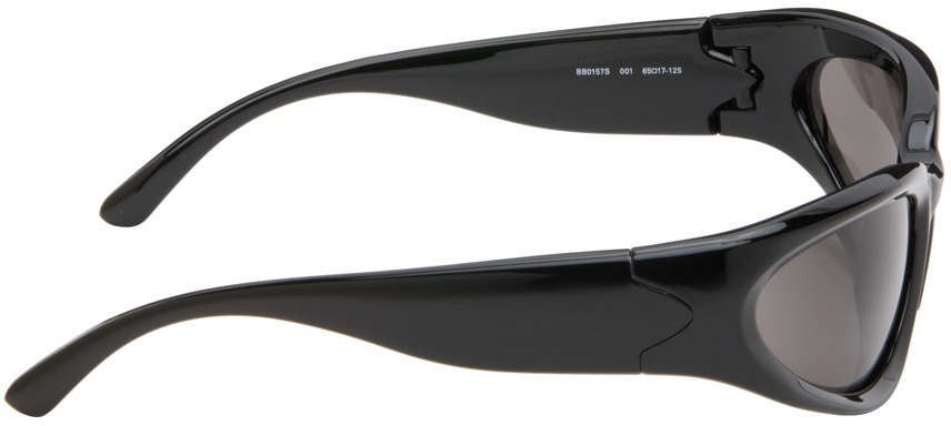 Balenciaga Black Swift Oval Sunglasses Balenciaga