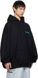 VETEMENTS Black Printed Hoodie