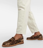 Golden Goose Jerry animal-print leather moccasin