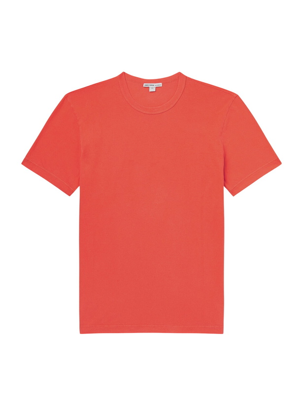 Photo: James Perse - Cotton Jersey T-Shirt - Orange