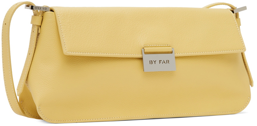 BY FAR Yellow Grained Matilda Shoulder Bag By Far