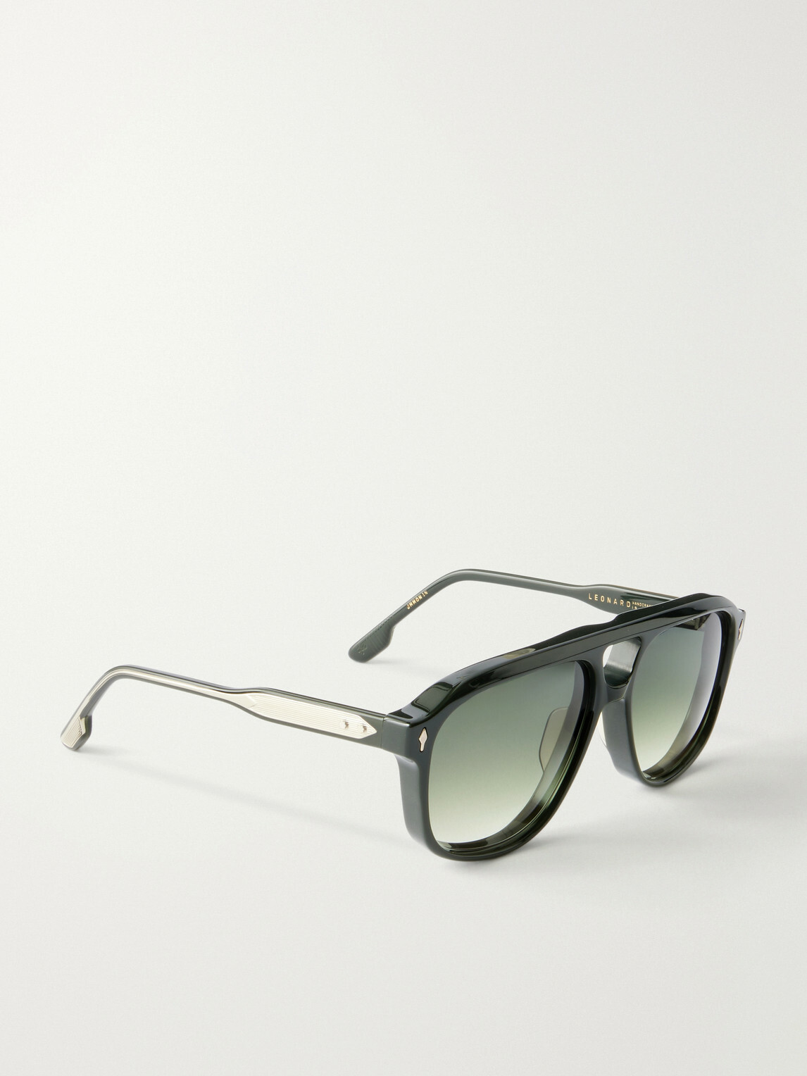 Jacques Marie Mage - Leonard Aviator-Style Acetate Sunglasses