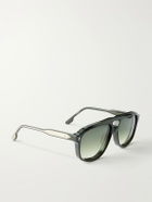 Jacques Marie Mage - Leonard Aviator-Style Acetate Sunglasses