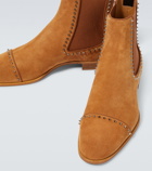 Christian Louboutin Chelsea Cloo suede boots