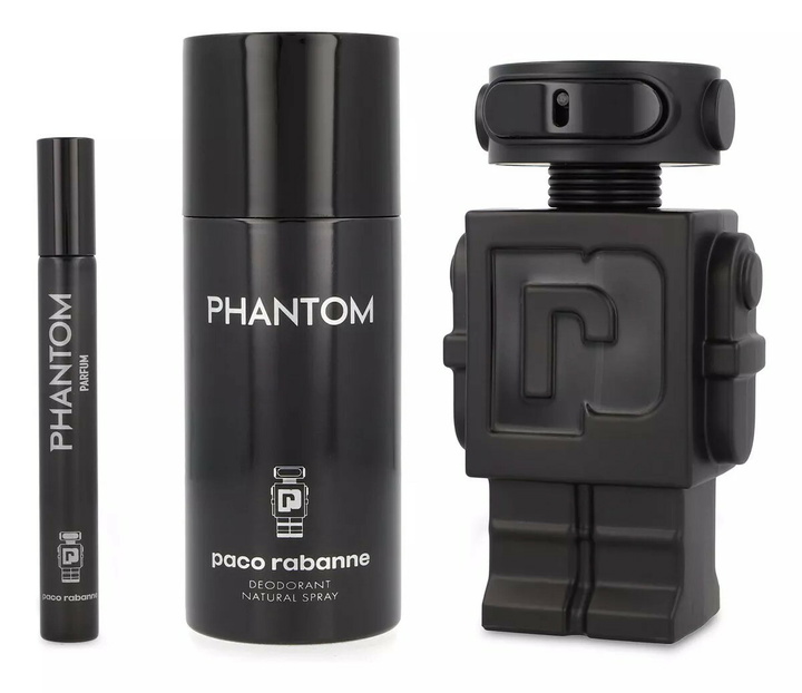 Photo: Paco Rabanne Mens Phantom Parfum Gift Set Fragrances 3349668635474