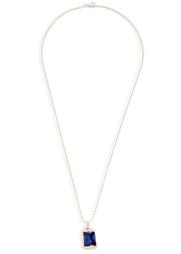 Photo: Bleue Burnham The Rose Pendant Sterling Silver Necklace - One Size