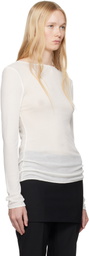 Ruohan White Kea Long Sleeve T-shirt