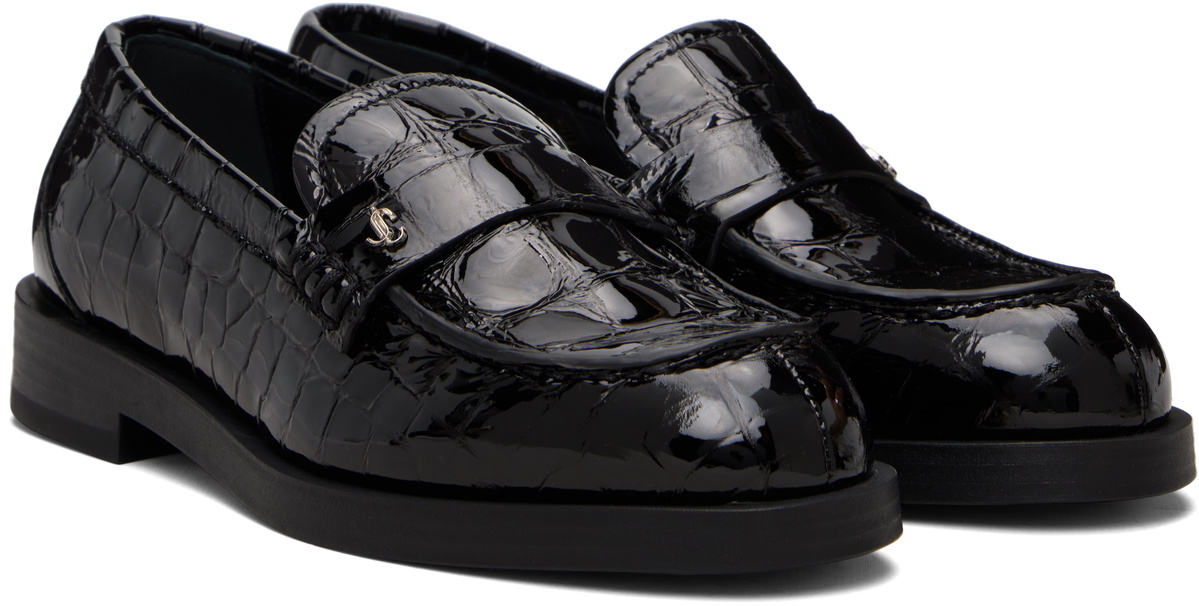 Jimmy Choo Black Ivy Loafers