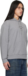MM6 Maison Margiela Gray Logo Hoodie