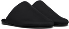 Carven Black Garnier Padded Slippers