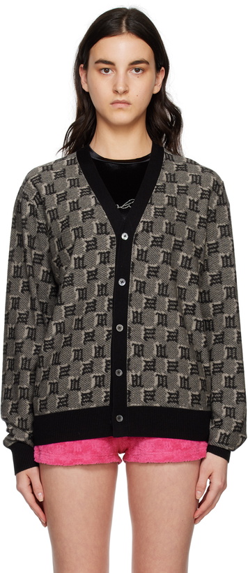 Photo: MISBHV Black & Beige Monogram Cardigan