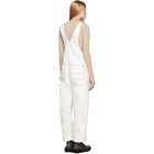 Carhartt Work In Progress White Bib Straight Overalls