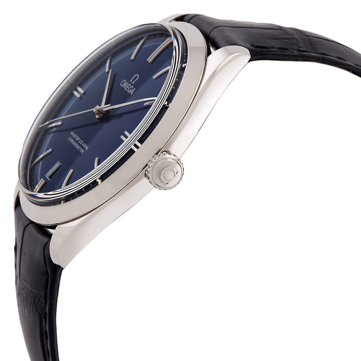 Omega Limited Edition De Ville Tresor Hand Wind Blue Dial Mens Watch 432.53.40.21.03.001
