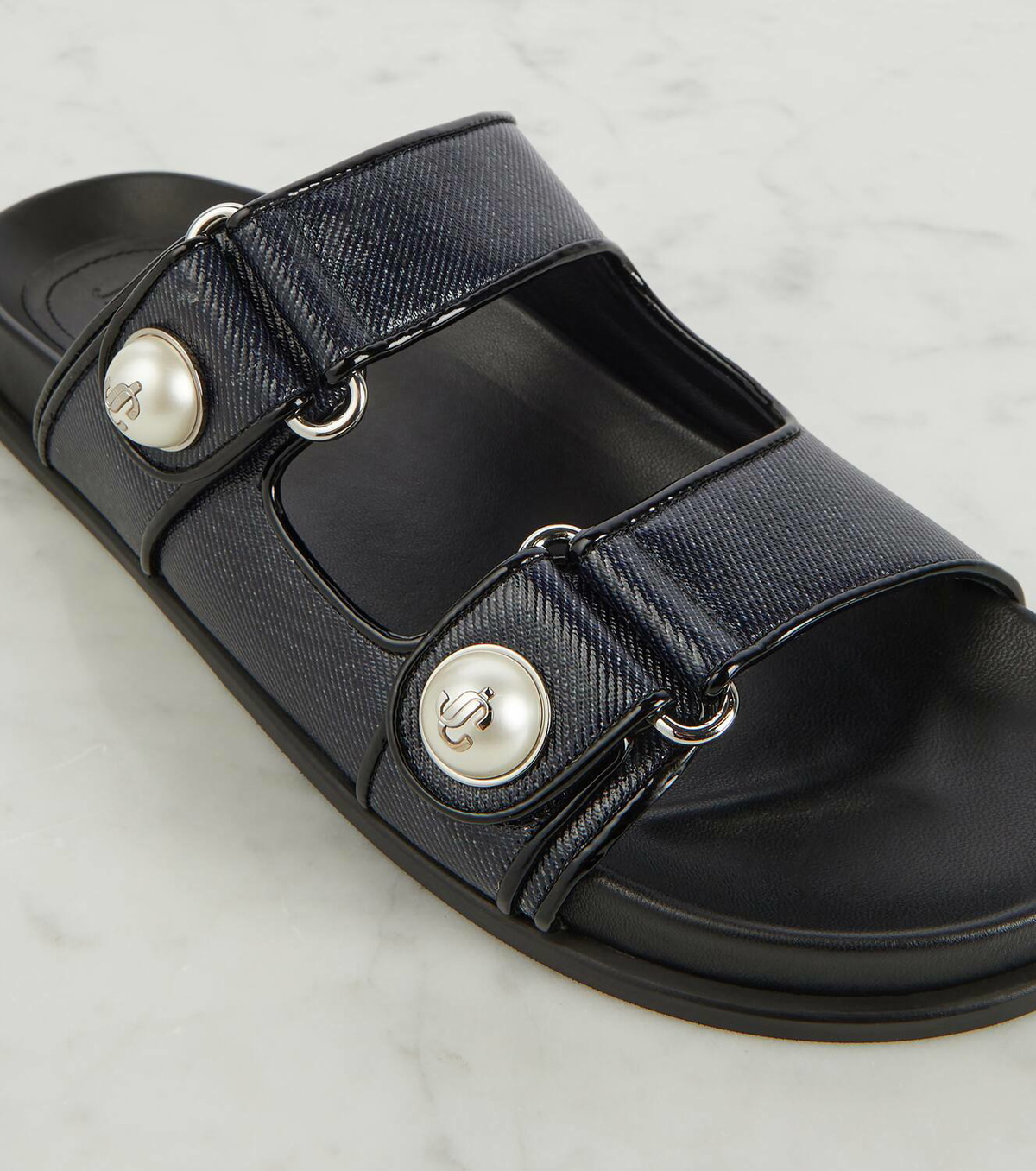 Jimmy Choo Fayence denim sandals Jimmy Choo