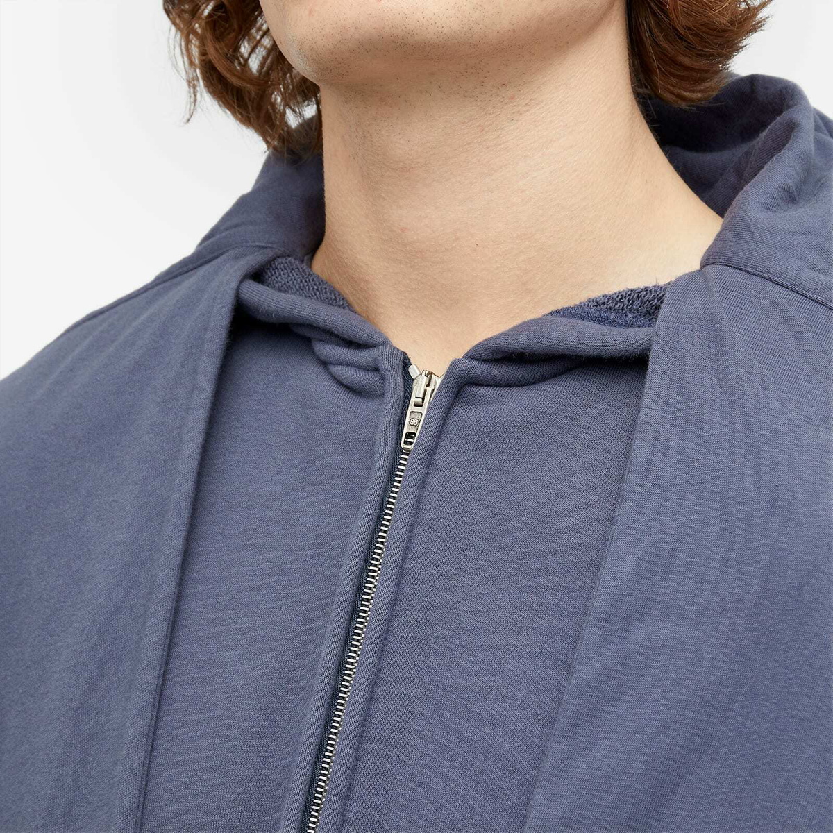 Balenciaga Men's Incognito Hoodie in Washed Blue Balenciaga