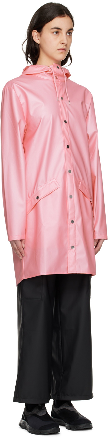 RAINS Pink Long Coat