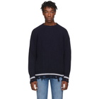 Golden Goose Navy Kunio Sweater