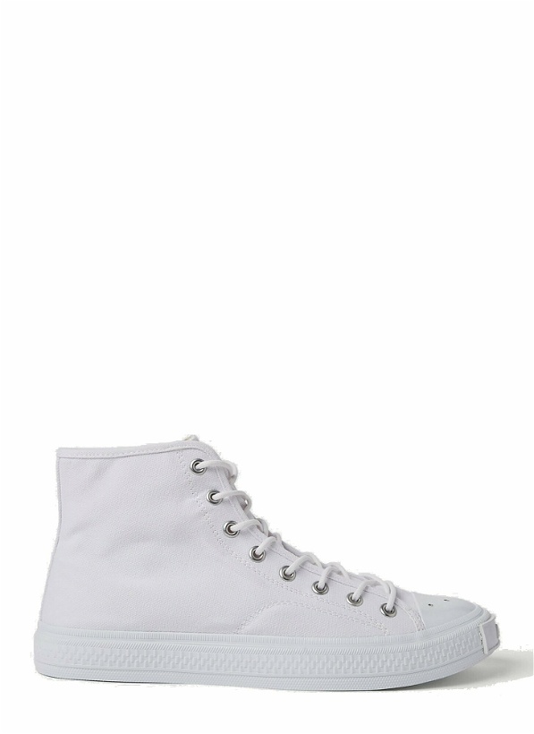 Photo: Canvas High Top Sneakers in White