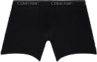 Calvin Klein Underwear Three-Pack Black Boxer Briefs