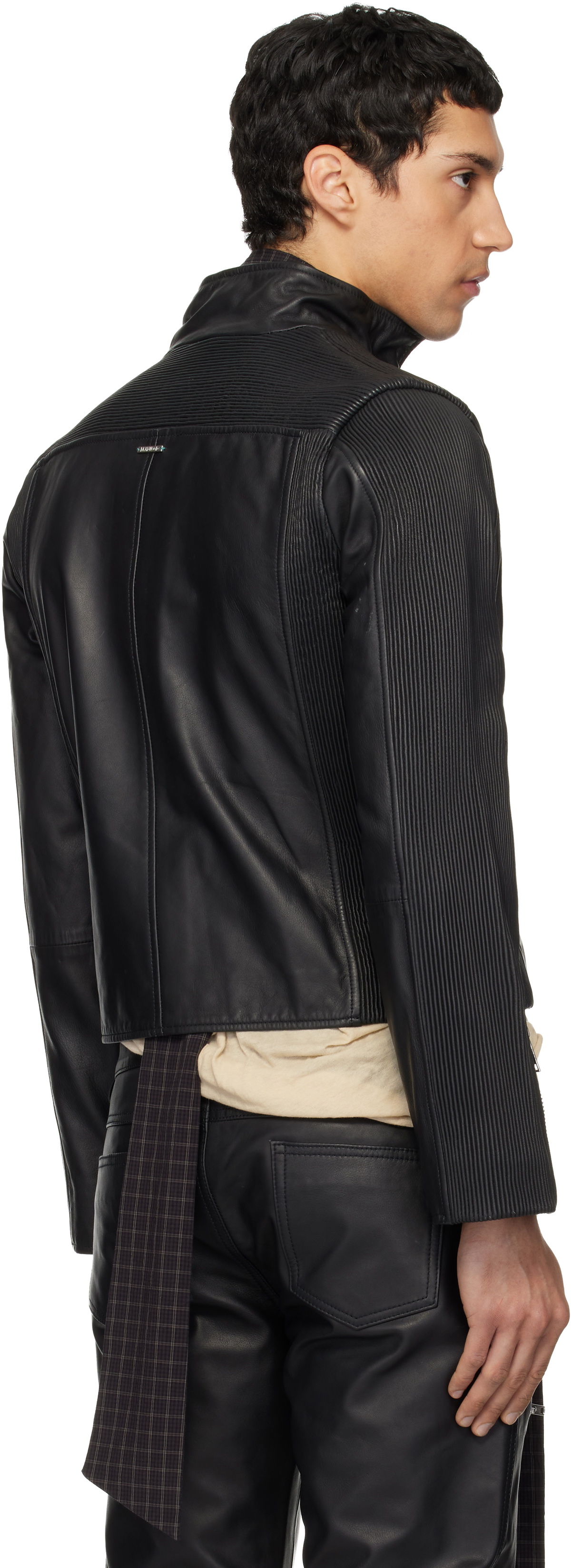 Deadwood Black Monza Leather Jacket
