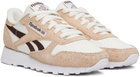 Reebok Classics Beige Classic Leather Sneakers