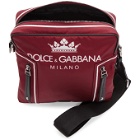 Dolce and Gabbana Red Crown Crossbody Bag