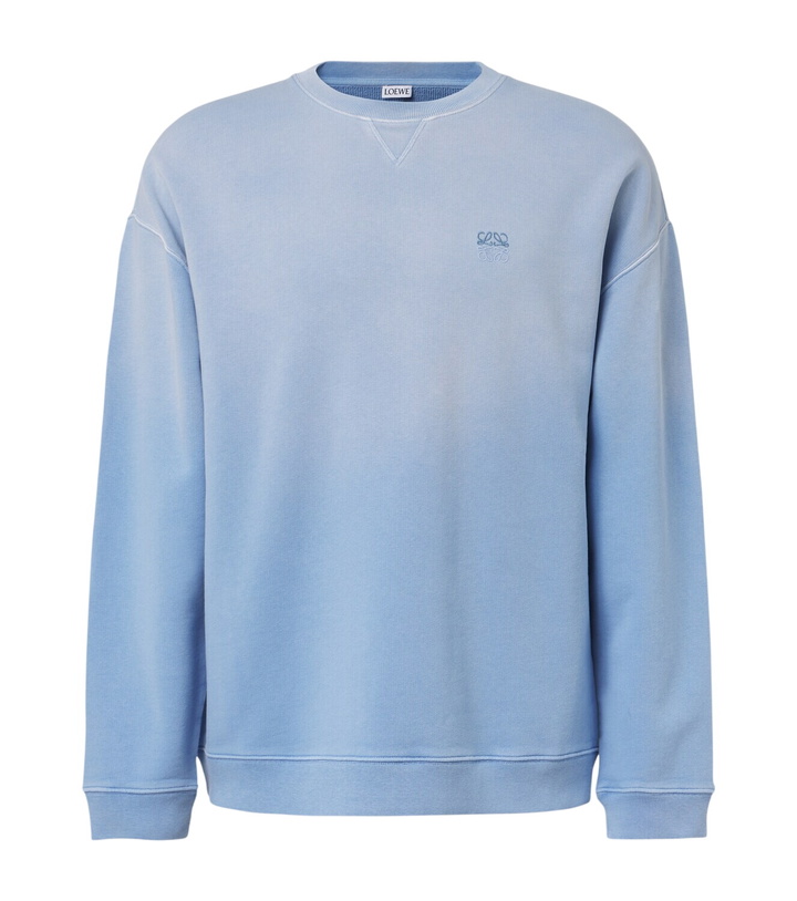 Photo: Loewe Anagram cotton jersey sweatshirt