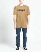 Napapijri Mens T-shirt Mustard