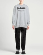 Mcqueen Mens Sweatshirt in Grey