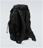 Moncler - Leather-trimmed canvas backpack