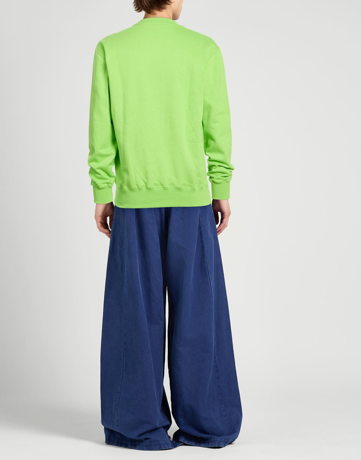 Haider Ackermann + Fila Mens Sweatshirt Lime in Green