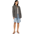 AGOLDE Blue Indra Denim Shorts