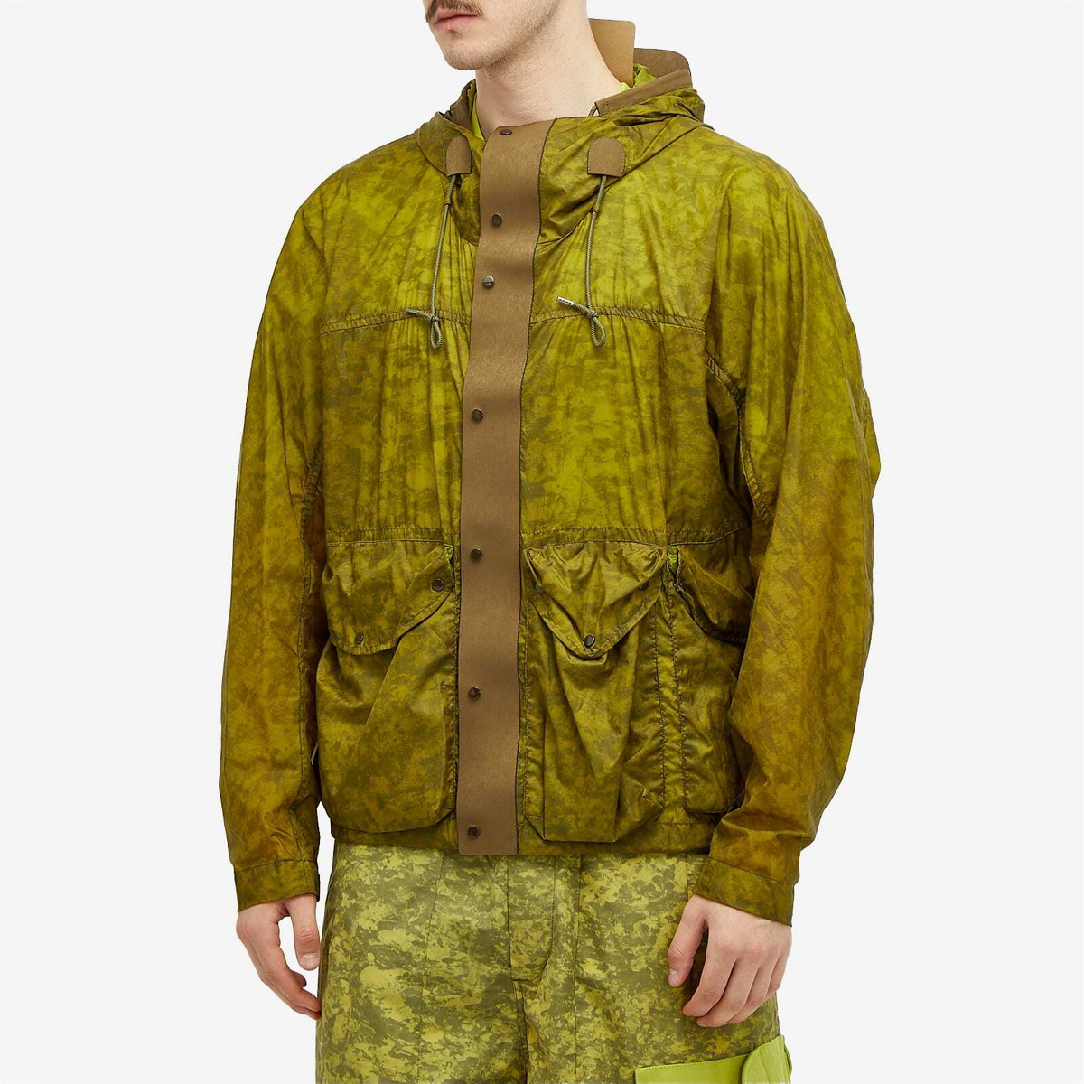 Ten C Men's x Awake Skye Ten Anorak in Yellow Ten C