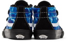 Vans Baby Blue & Black Sk8-Mid Reissu Sneakers