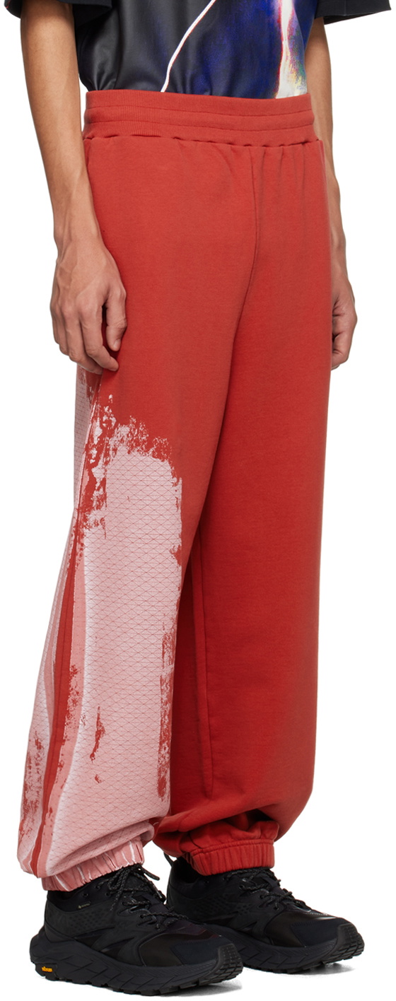 A-COLD-WALL* Red Brushstroke Sweatpants