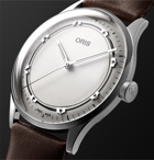 ORIS - Art Blakey Limited Edition Automatic 38mm Stainless Steel and Leather Watch, Ref. No. 01 733 7762 4081-Set - White