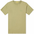 Dime Men's Classic Small Logo T-Shirt in Army Green