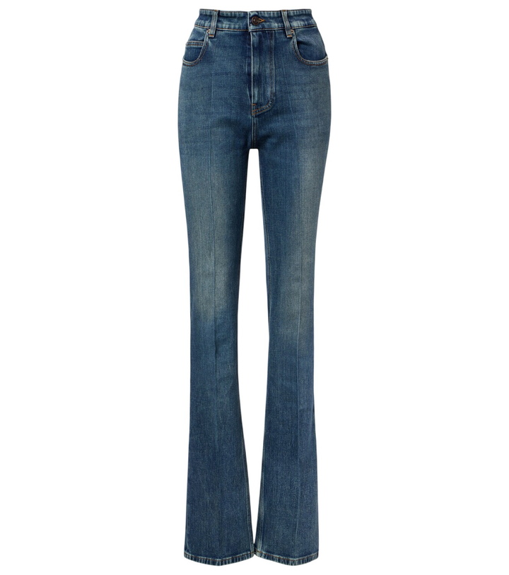 Photo: Balenciaga High-rise straight jeans