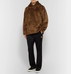 Needles - Faux Fur Hoodie - Brown