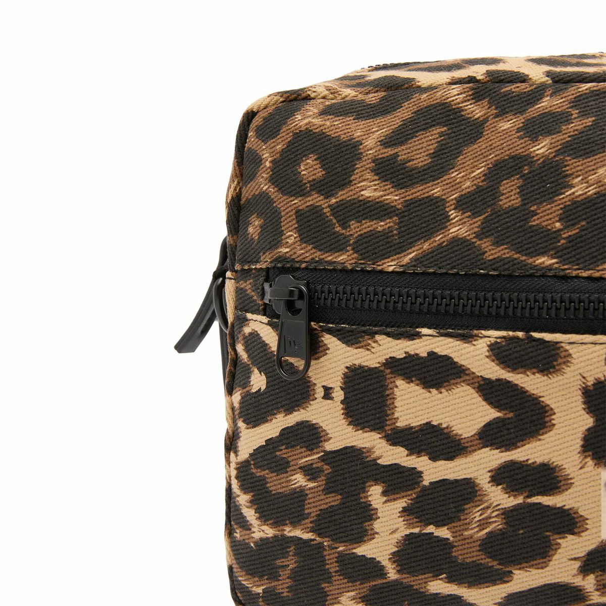 New Era Leopard Canvas Cross-Body Bag in Brown 