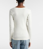 Dolce&Gabbana Ribbed cotton Henley shirt