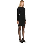 Valentino Black Wool Crepe Dress