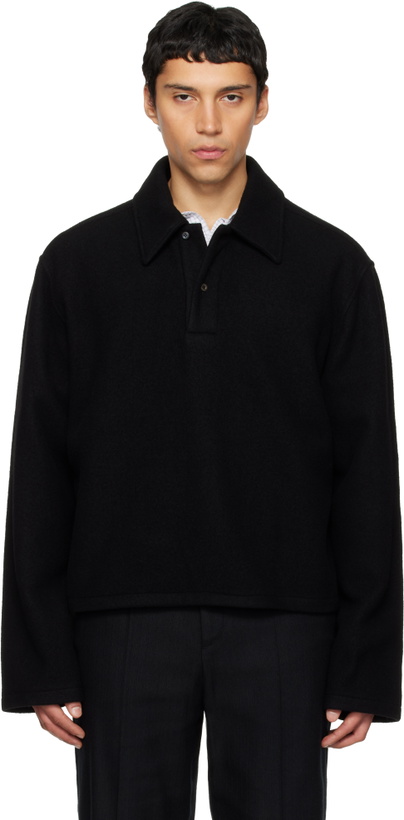 Photo: Rier Black Fleece Polo