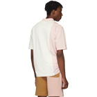 Lacoste Pink and White Golf le Fleur* Edition Colorblocked Polo