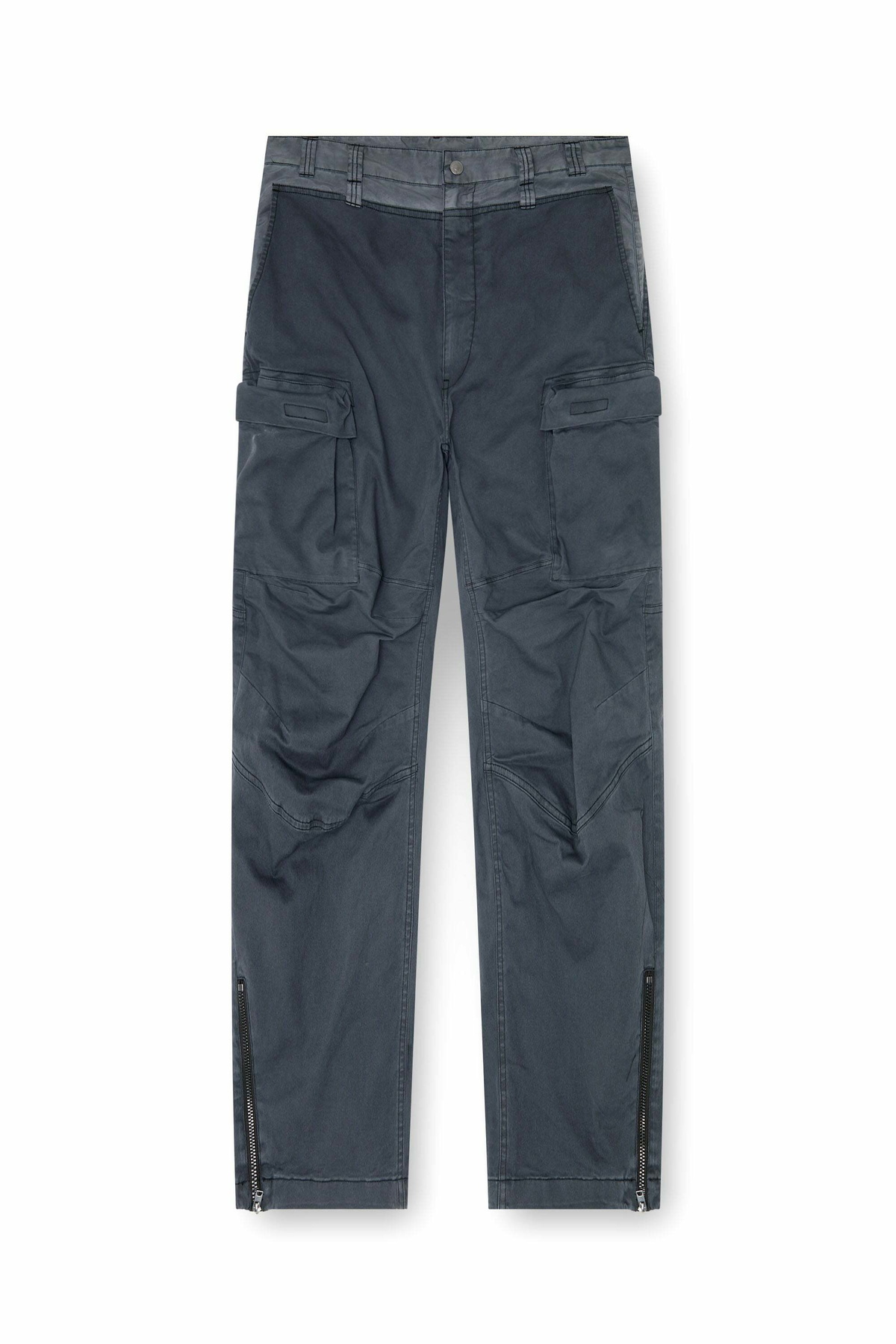 Diesel Cargo pants in cotton and nylon - Pants Mens in Blue