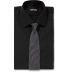 TOM FORD - Black Slim-Fit Cotton-Poplin Shirt - Men - Black