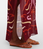 Cala de la Cruz Odele printed maxi dress