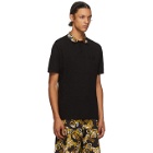 Versace Jeans Couture Black Barocco Polo