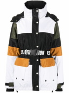 P.E Nation White Chicane Colourblock Ski Jacket