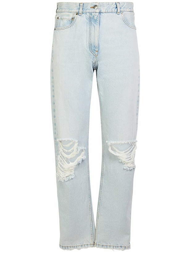 Photo: THE ROW - Burted Jean Distressed Jeans